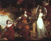 Sir Joshua Reynolds Ladies Adorning a Term of Hymen Spain oil painting reproduction